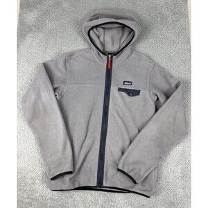 Patagonia Youth Synchilla Lightweight Full Zip Fleece Hoodie Grey Size XXL 16-18